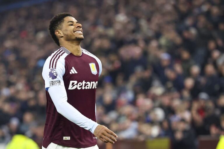 Marcus Rashford Aston Villa